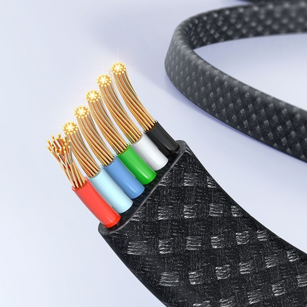 Kabel za podatke i punjenje USB-A - USB-C McDodo CA-4980 Rythm Display, 100W, 1.2m, Crni