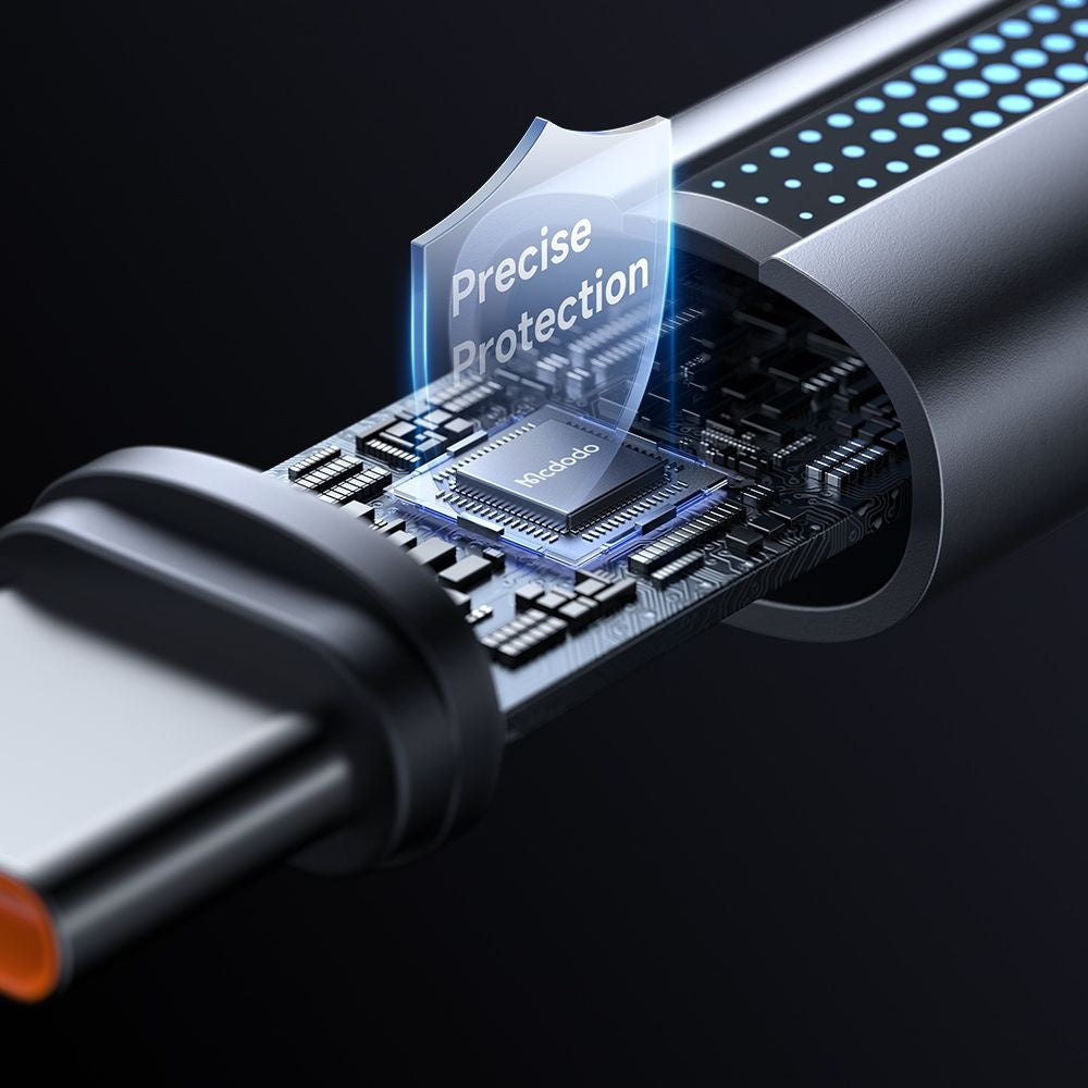 Kabel za podatke i punjenje USB-A - USB-C McDodo CA-5180, 100W, 1.2m, Crni