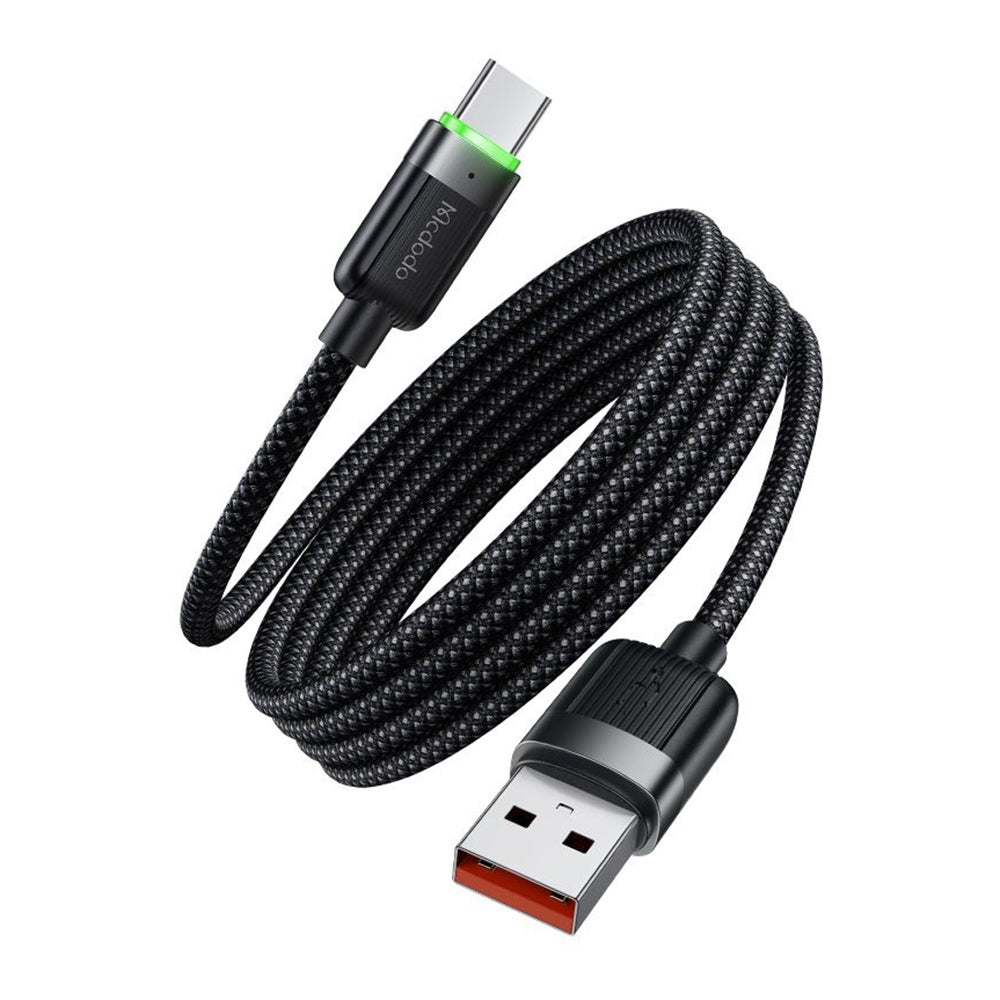 Kabel za podatke i punjenje USB-A - USB-C McDodo CA-5650 Self Winding, 66W, 1.2m, Crni