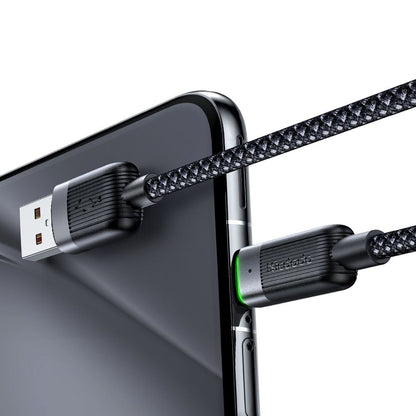 Kabel za podatke i punjenje USB-A - USB-C McDodo CA-5650 Self Winding, 66W, 1.2m, Crni