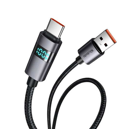 Kabel za podatke i punjenje USB-A - USB-C McDodo CA-6520 Display, 100W, 1.2m, Crni