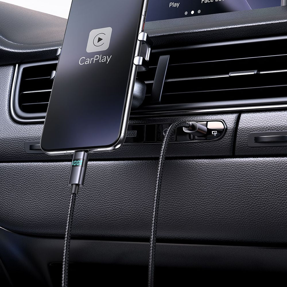 Kabel za podatke i punjenje USB-A - USB-C McDodo CA-6520 Display, 100W, 1.2m, Crni