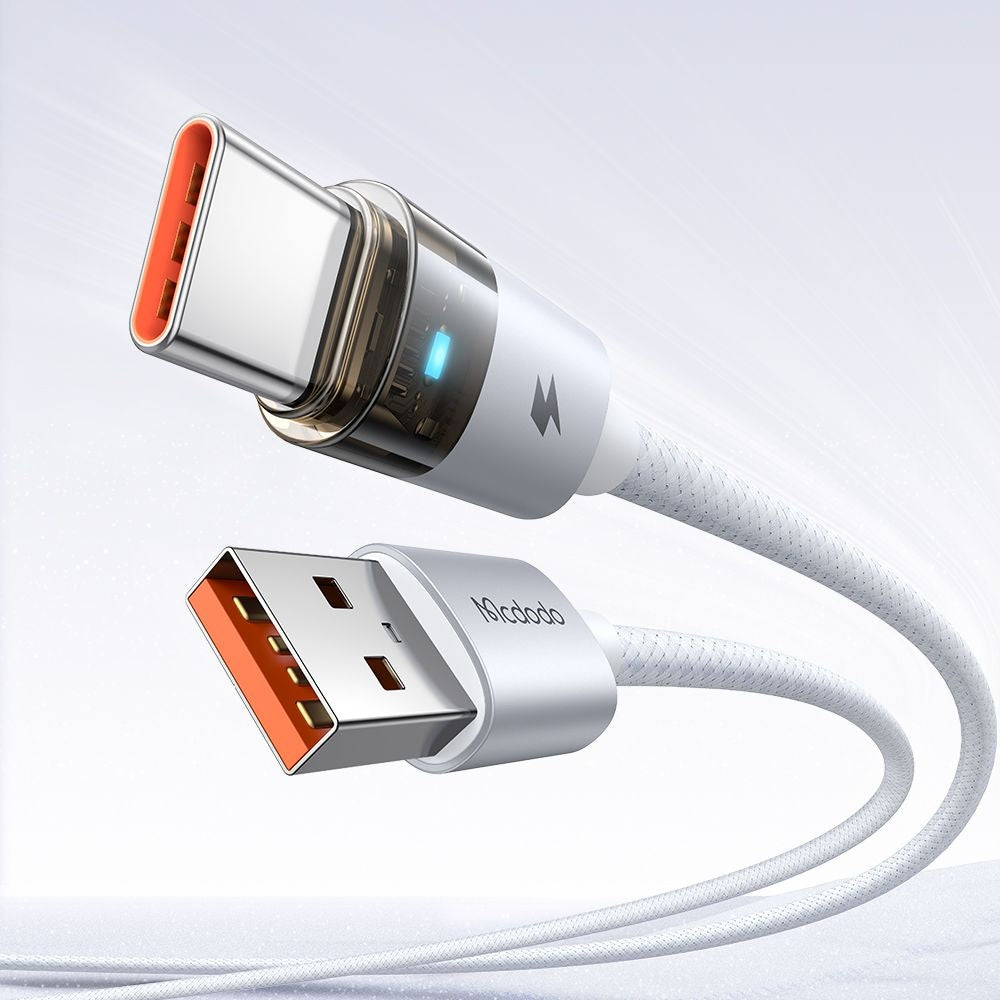 Kabel za podatke i punjenje USB-A - USB-C McDodo CA-6892, 66W, 1.2m, Bijeli