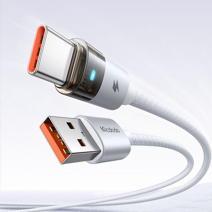 Kabel za podatke i punjenje USB-A - USB-C McDodo CA-6892, 66W, 1.2m, Bijeli