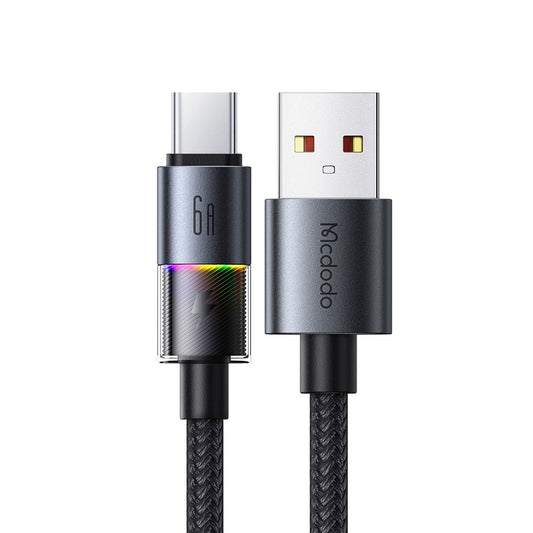 Kabel za podatke i punjenje USB-A - USB-C McDodo CA-8180 Colorful, 66W, 1.2m, Crni