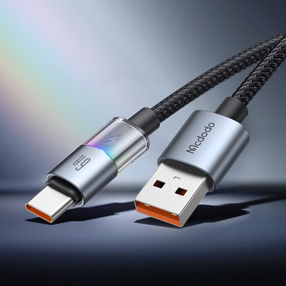 Kabel za podatke i punjenje USB-A - USB-C McDodo CA-8180 Colorful, 66W, 1.2m, Crni