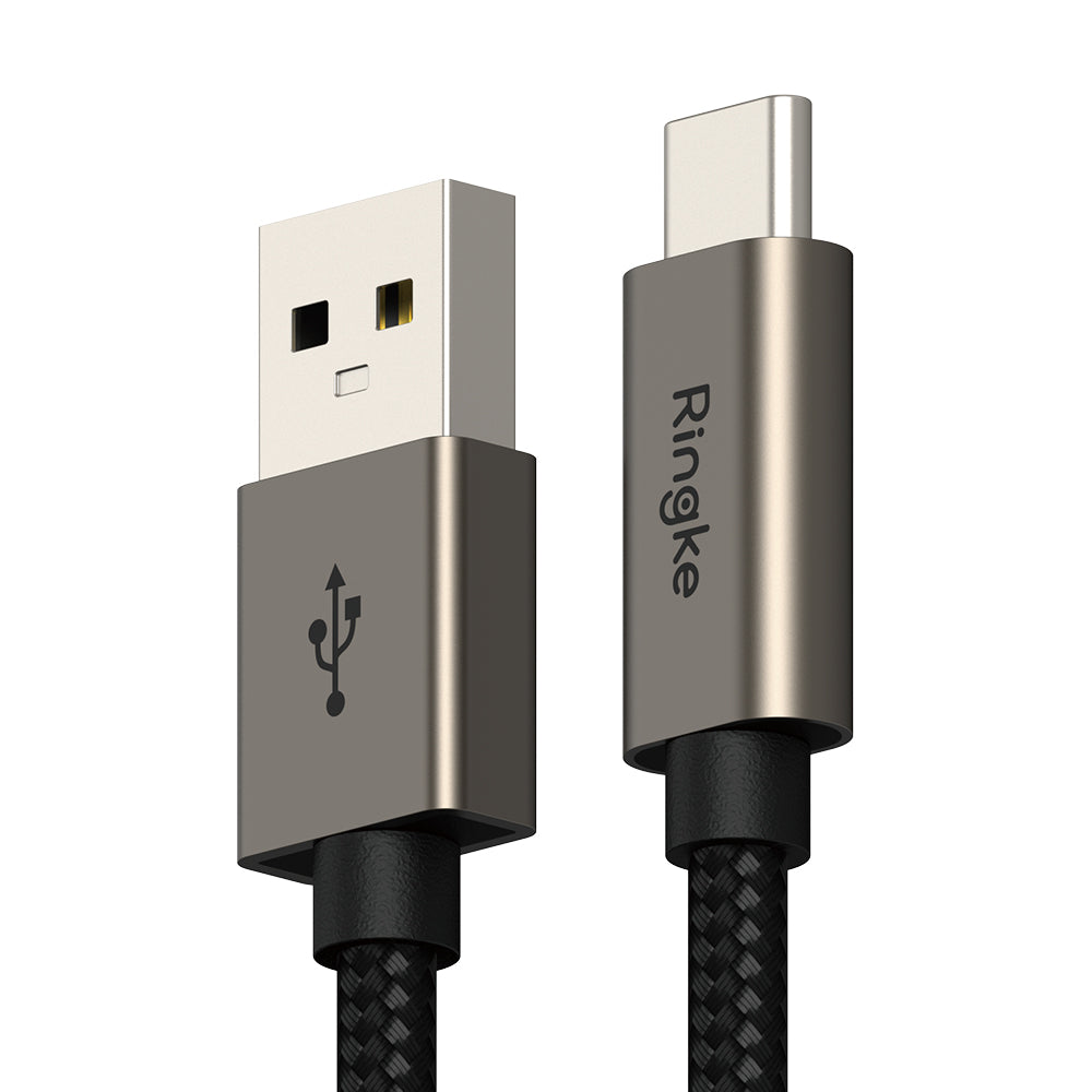 Kabel za podatke i punjenje USB-A - USB-C Ringke, 60W, 2m, Crni
