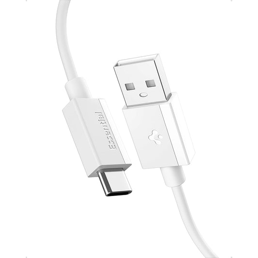 USB-A - USB-C kabel za prijenos podataka i punjenje Spigen EB6015AC, 60W, 1.5m, Bijela ACA10413