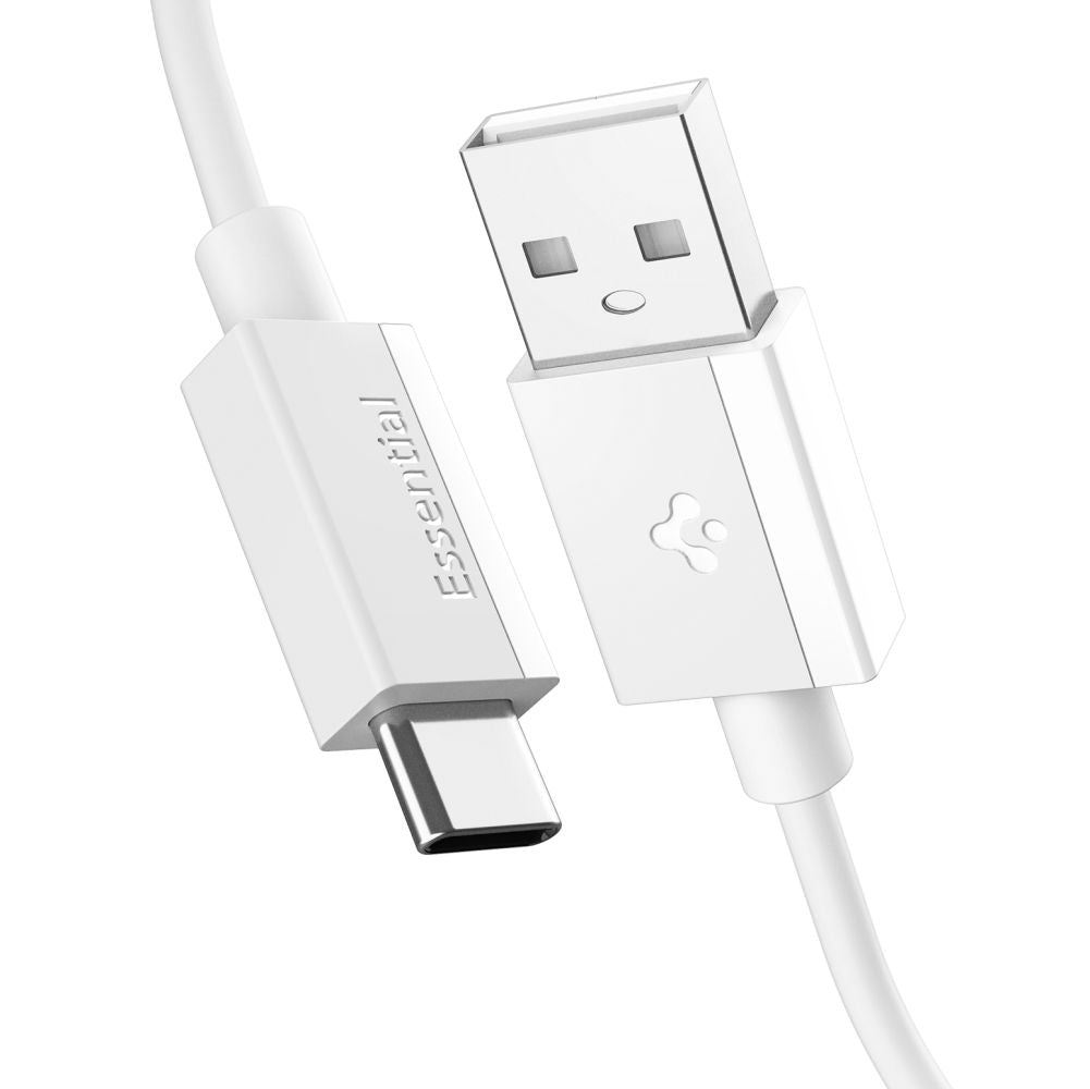 Kabel za podatke i punjenje USB-A - USB-C Spigen Essential, 60W, 1m, Bijeli