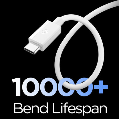 Kabel za podatke i punjenje USB-A - USB-C Spigen Essential, 60W, 1m, Bijeli