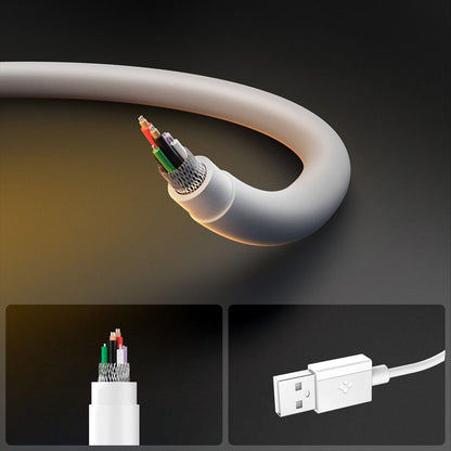 Kabel za podatke i punjenje USB-A - USB-C Spigen Essential, 60W, 2m, Bijeli ACA08716