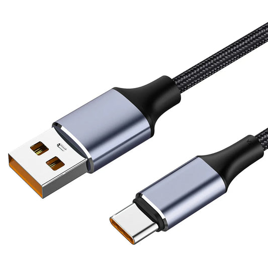 Kabel za podatke i punjenje USB-A - USB-C Techsuit PCB018, 100W, 1m, Crni
