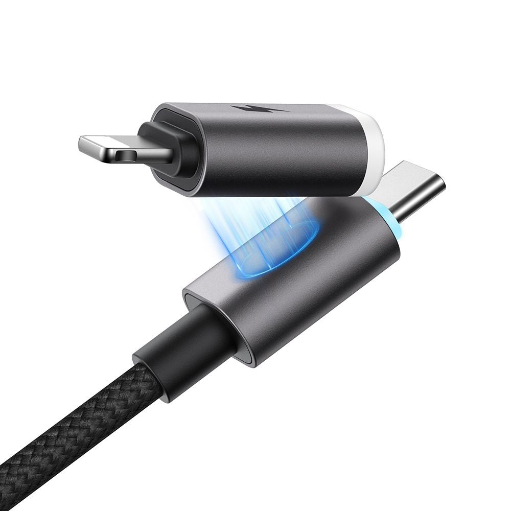 Kabel za prijenos podataka i punjenje USB-A / USB-C - USB-C / Lightning McDodo CA-6560, 60W, 1.2m, Crna