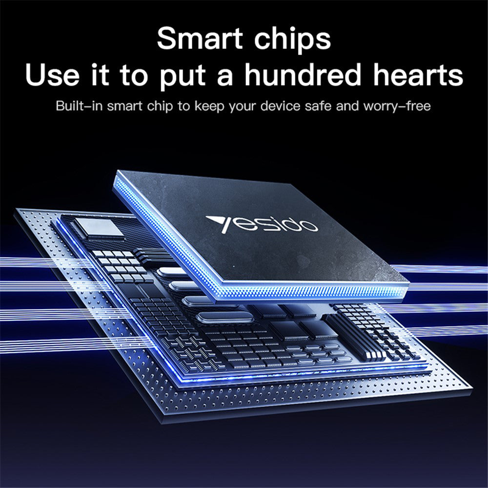 Kabel za podatke i punjenje USB-A - USB-C Yesido CA129C, 18W, 1.2m, Crni