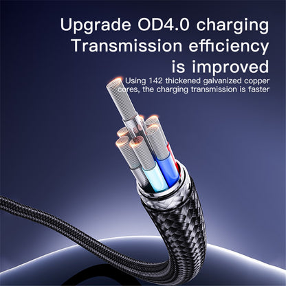 Kabel za podatke i punjenje USB-A - USB-C Yesido CA129C, 18W, 1.2m, Crni