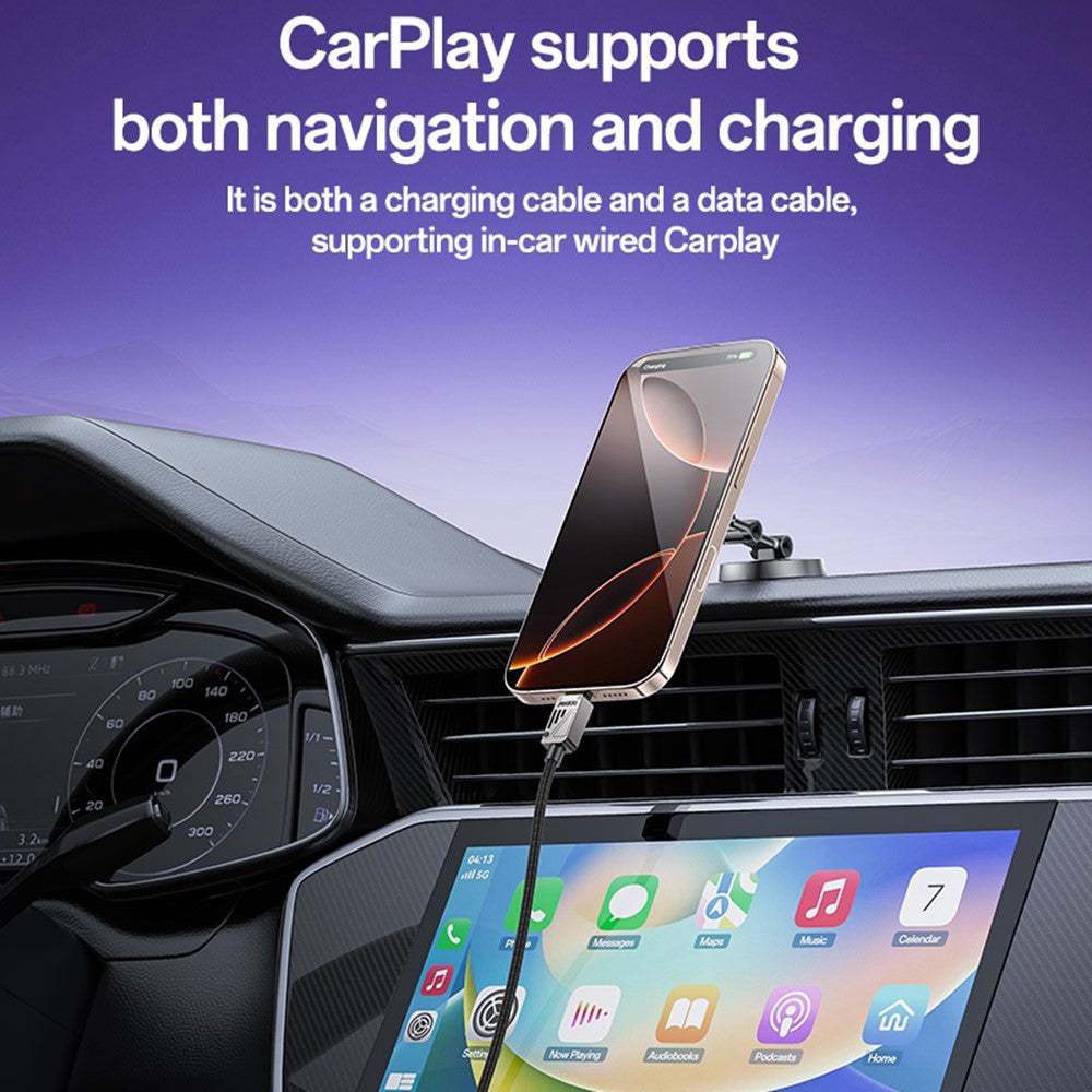 Kabel za podatke i punjenje USB-A - USB-C Yesido CA135C, 18W, 1.2m, Crni