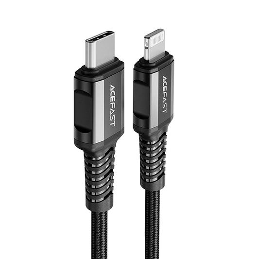 Kabel za prijenos podataka i punjenje USB-C - Lightning Acefast C1-01, 30W, 1.2m, Crni