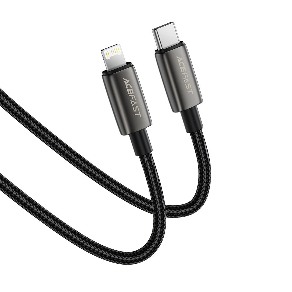 Kabel za podatke i punjenje USB-C - Lightning Acefast C23-01, 30W, 1.2m, Crni