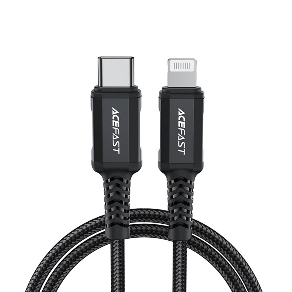 Kabel za prijenos podataka i punjenje USB-C - Lightning Acefast C4-01, 30W, 1.8m, Crni