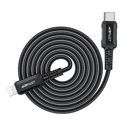 Kabel za prijenos podataka i punjenje USB-C - Lightning Acefast C4-01, 30W, 1.8m, Crni