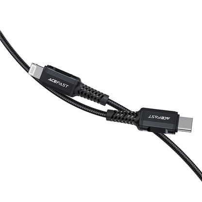 Kabel za prijenos podataka i punjenje USB-C - Lightning Acefast C4-01, 30W, 1.8m, Crni