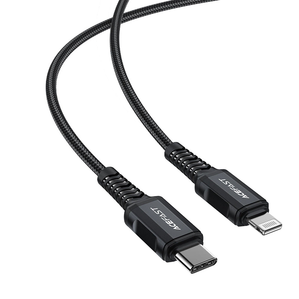 Kabel za prijenos podataka i punjenje USB-C - Lightning Acefast C4-01, 30W, 1.8m, Crni