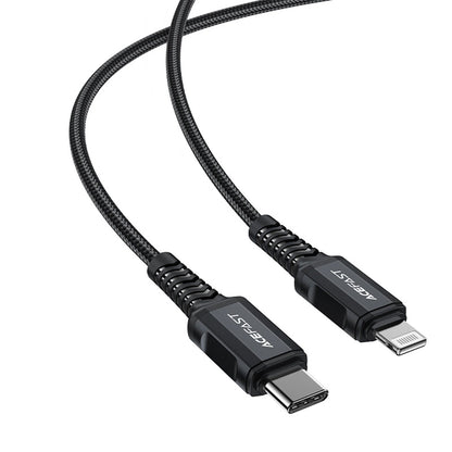 Kabel za prijenos podataka i punjenje USB-C - Lightning Acefast C4-01, 30W, 1.8m, Crni