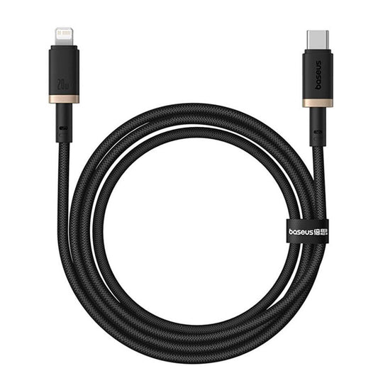 Kabel za prijenos podataka i punjenje USB-C - Lightning Baseus Dura Series, 20W, 1m, Zlatno Crni P10377800U01-03