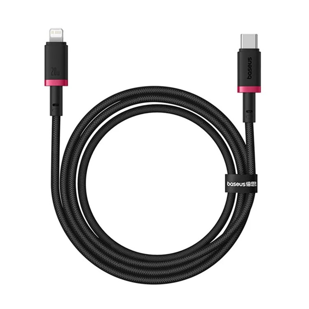 Kabel za prijenos podataka i punjenje USB-C - Lightning Baseus Dura Series, 20W, 1m, Crveno Crni P10377800U01-01