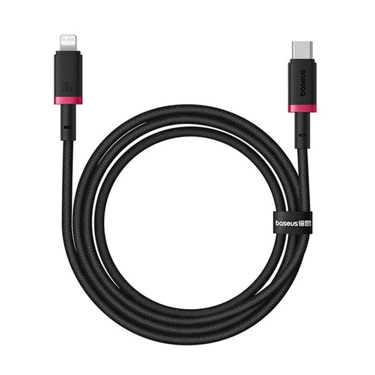 Kabel za prijenos podataka i punjenje USB-C - Lightning Baseus Dura Series, 20W, 2m, Crveno Crni E0420802