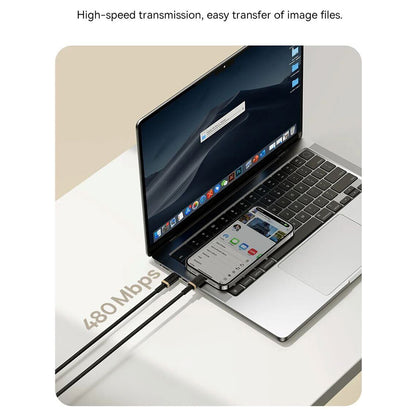 Kabel za prijenos podataka i punjenje USB-C - Lightning Baseus Dura Series, 20W, 2m, Crveno Crni E0420802