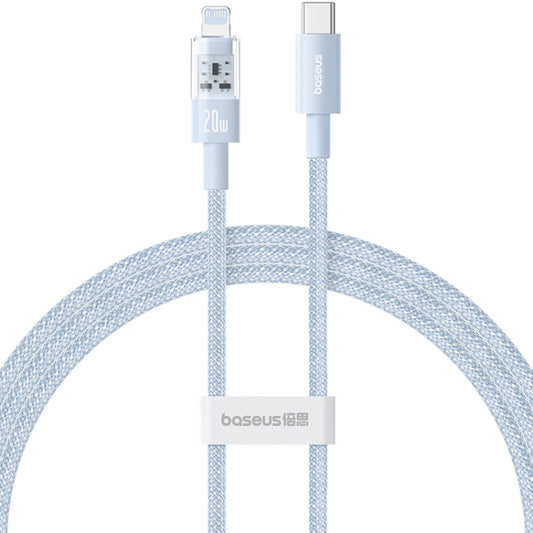 Kabel za podatke i punjenje USB-C - Lightning Baseus Gem, 20W, 1m, Plava P10373001311-00