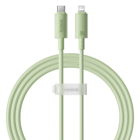 Kabel za podatke i punjenje USB-C - Lightning Baseus Habitat, 20W, 2m, Zelen P10360201631-01