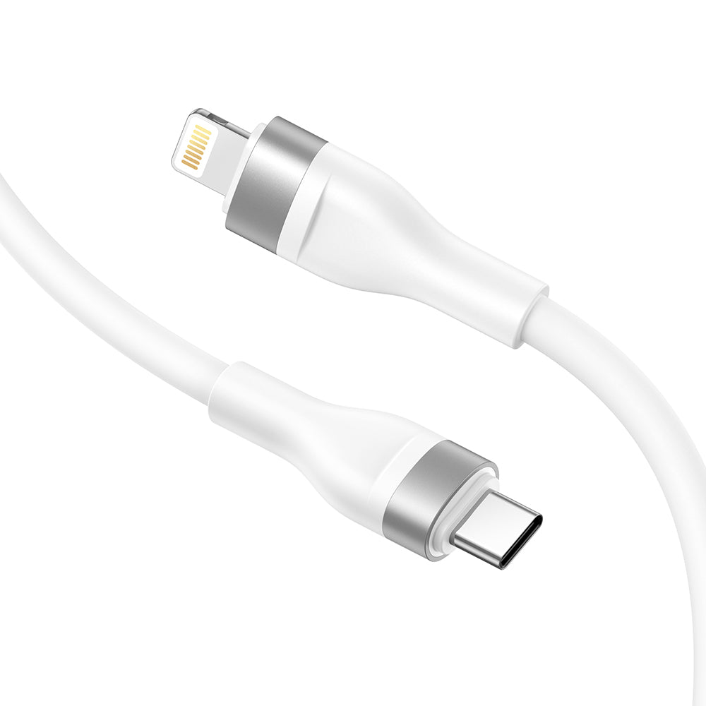Kabel za prijenos podataka i punjenje USB-C - Lightning Lito LD02CL, 30W, 1.2m, Bijeli