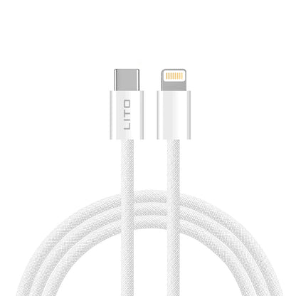 Kabel za podatke i punjenje USB-C - Lightning Lito LD04CL, 27W, 1m, Bijeli