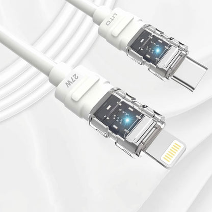 Kabel za podatke i punjenje USB-C - Lightning Lito LD05, 27W, 1m, Bijeli