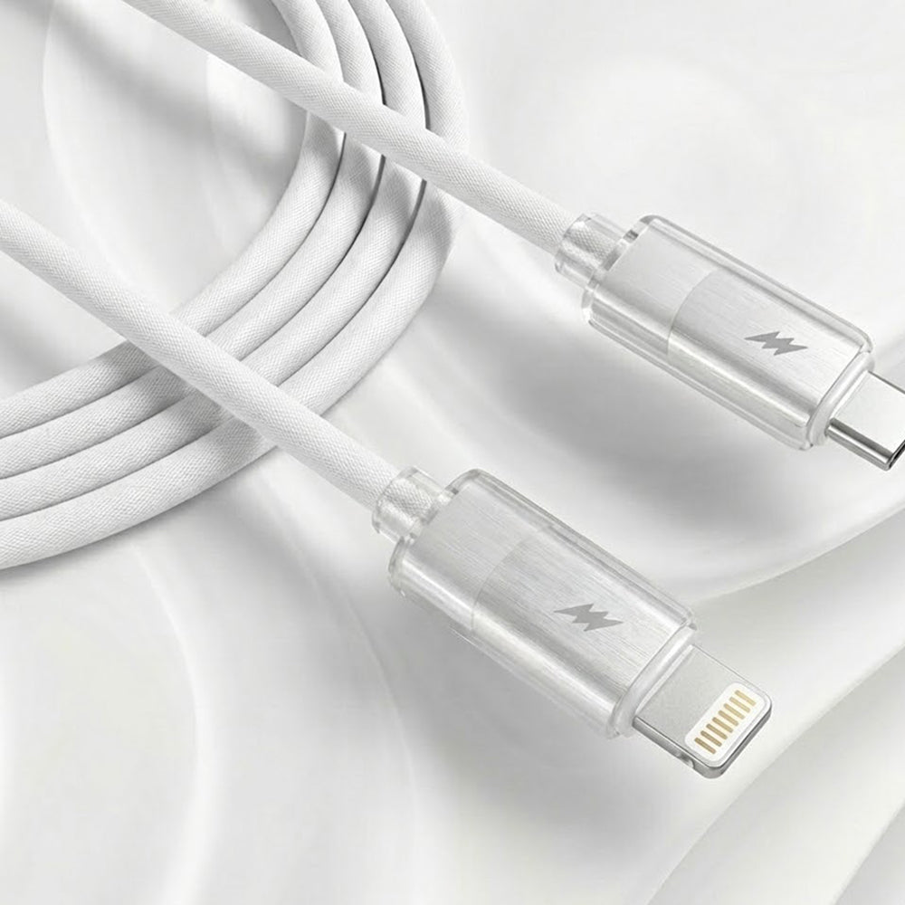 Kabel za podatke i punjenje USB-C - Lightning Lito LD07, 27W, 1m, Bijeli