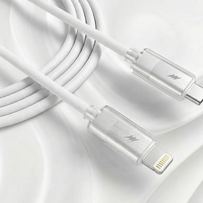 Kabel za podatke i punjenje USB-C - Lightning Lito LD07, 27W, 1m, Bijeli