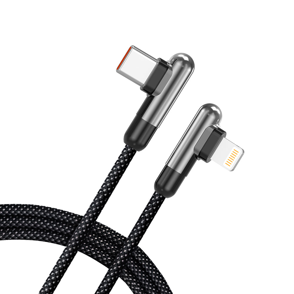 USB-C kabel za prijenos podataka i punjenje - Lightning Lito LD13CL, 30W, 1m, Crna