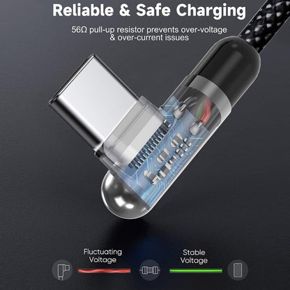 USB-C kabel za prijenos podataka i punjenje - Lightning Lito LD13CL, 30W, 1m, Crna
