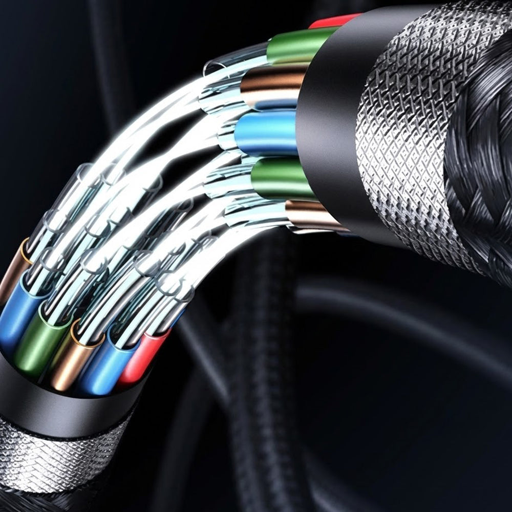 Kabel za podatke i punjenje USB-C - Lightning Lito LD15 Display, 27W, 1m, Crni