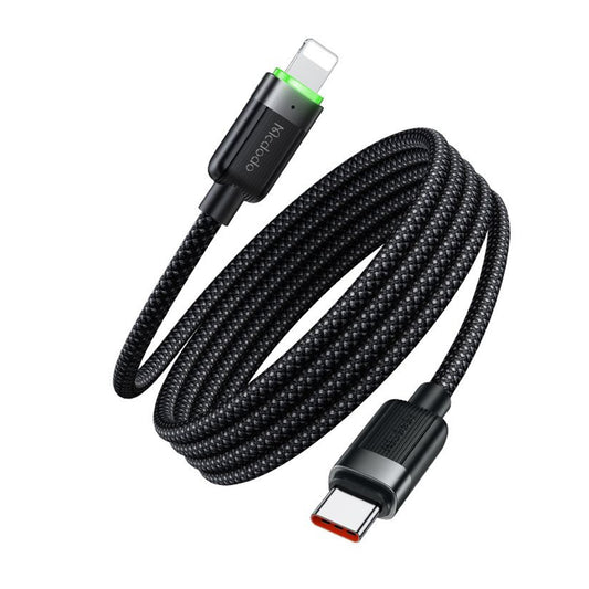 Kabel za podatke i punjenje USB-C - Lightning McDodo CA-2010 Self Winding, 36W, 1.2m, Crni