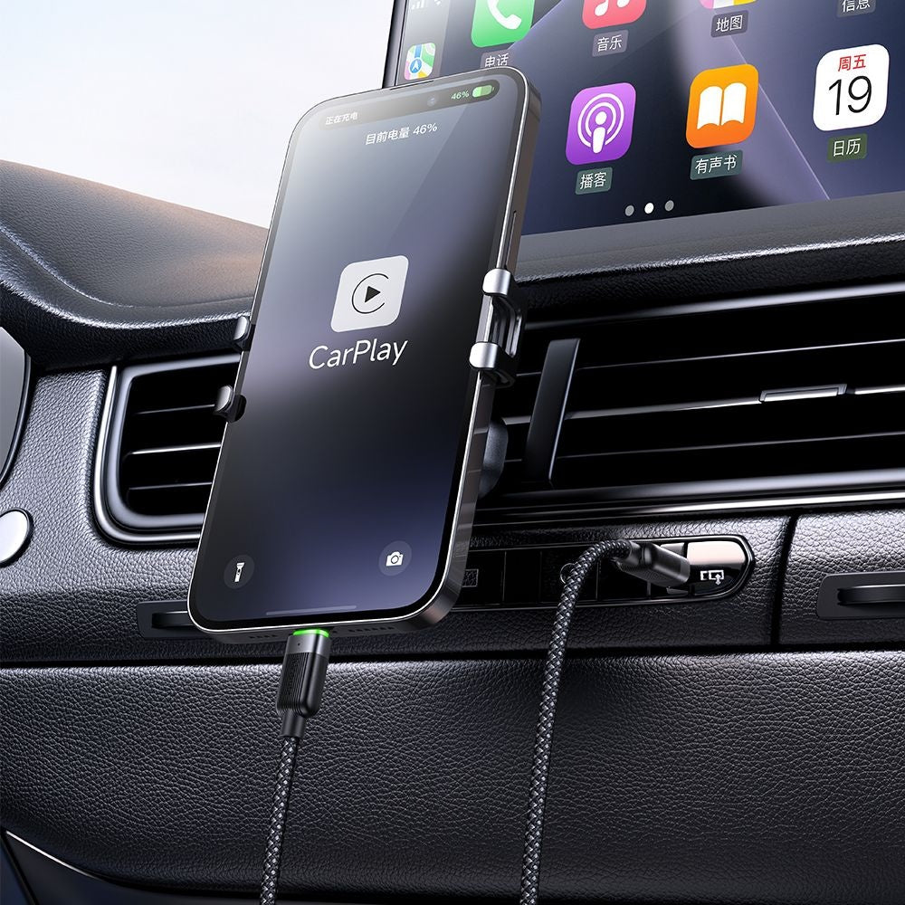 Kabel za podatke i punjenje USB-C - Lightning McDodo CA-2010 Self Winding, 36W, 1.2m, Crni