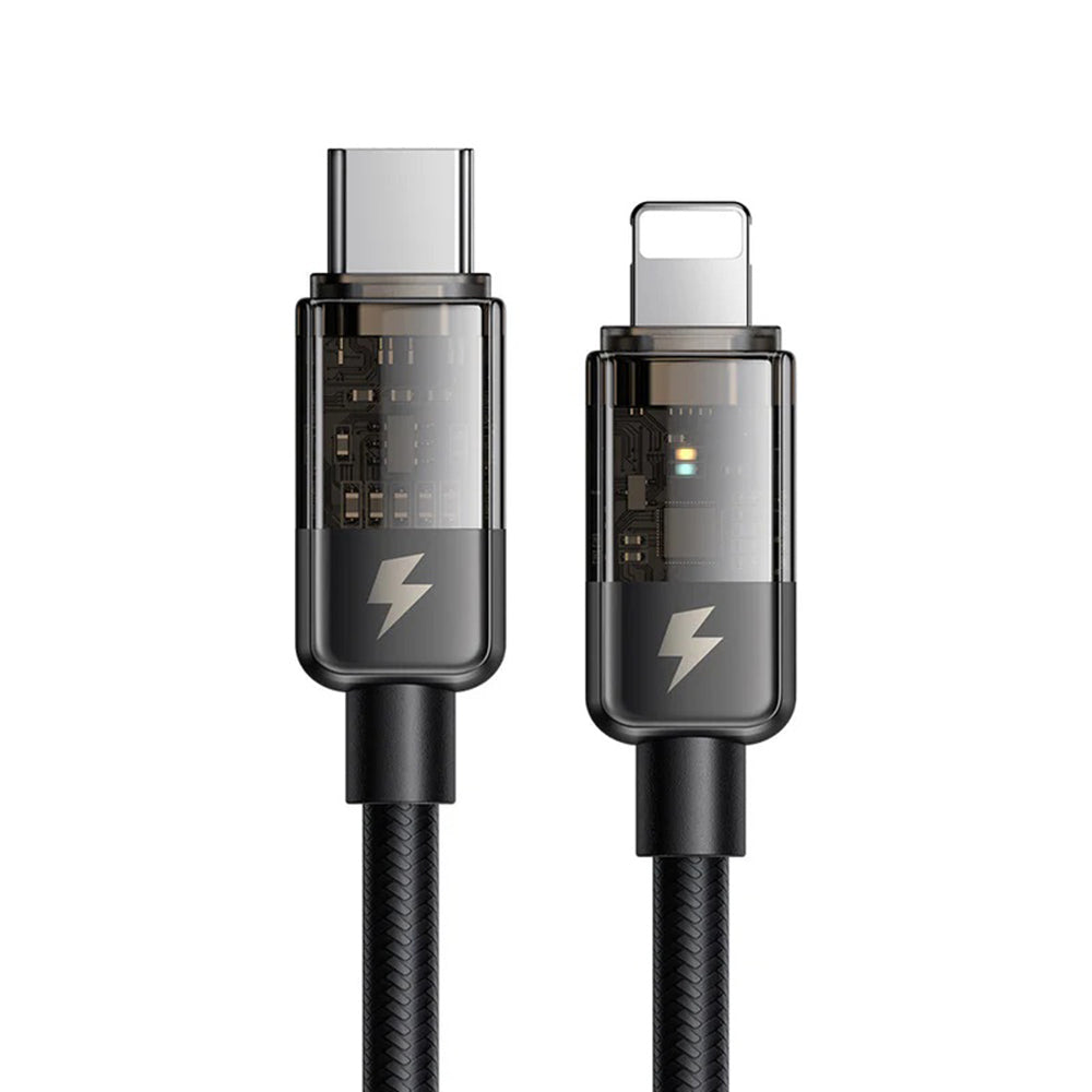 Kabel za podatke i punjenje USB-C - Lightning McDodo CA-3160 Auto Power Off, 36W, 1.2m, Crni