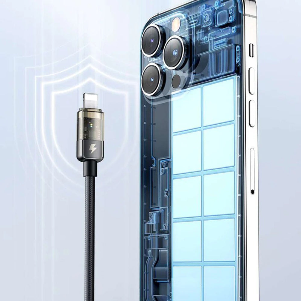 Kabel za podatke i punjenje USB-C - Lightning McDodo CA-3160 Auto Power Off, 36W, 1.2m, Crni