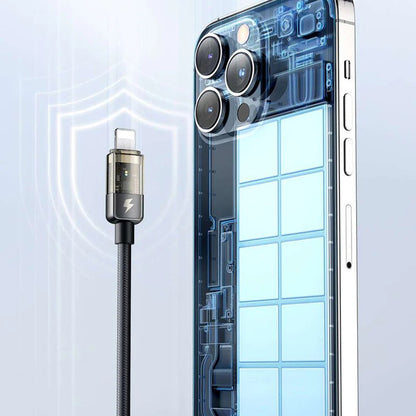 Kabel za podatke i punjenje USB-C - Lightning McDodo CA-3160 Auto Power Off, 36W, 1.2m, Crni