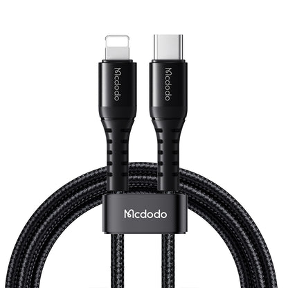 Kabel za podatke i punjenje USB-C - Lightning McDodo CA-5631, 36W, 1m, Crni