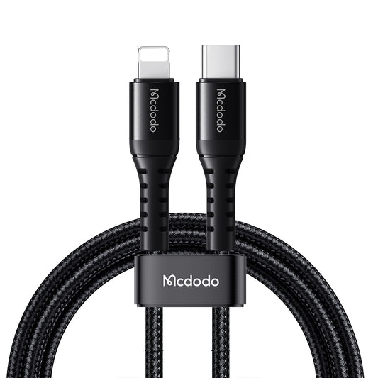 Kabel za podatke i punjenje USB-C - Lightning McDodo CA-5631, 36W, 1m, Crni