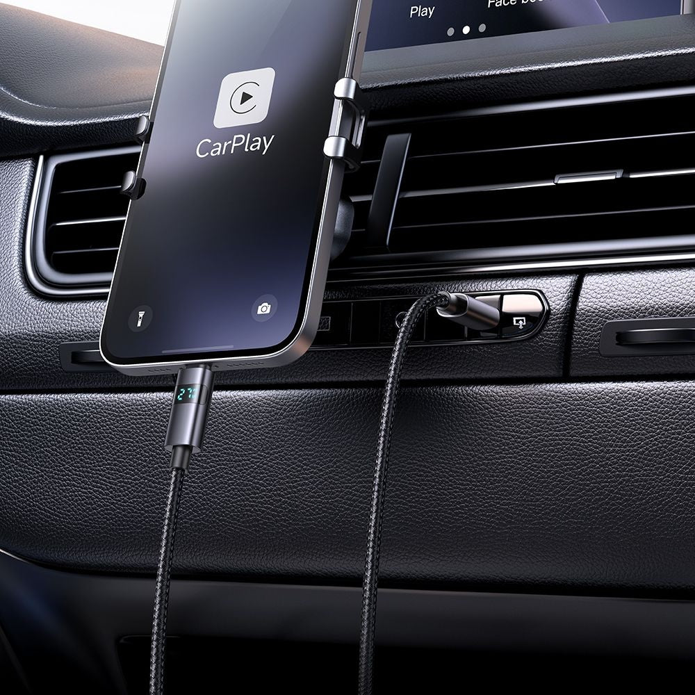 Kabel za podatke i punjenje USB-C - Lightning McDodo CA-6570 Display, 36W, 1.2m, Crni