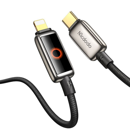Kabel za podatke i punjenje USB-C - Lightning McDodo CA-6670 Auto Power Off, 36W, 1.2m, Crni